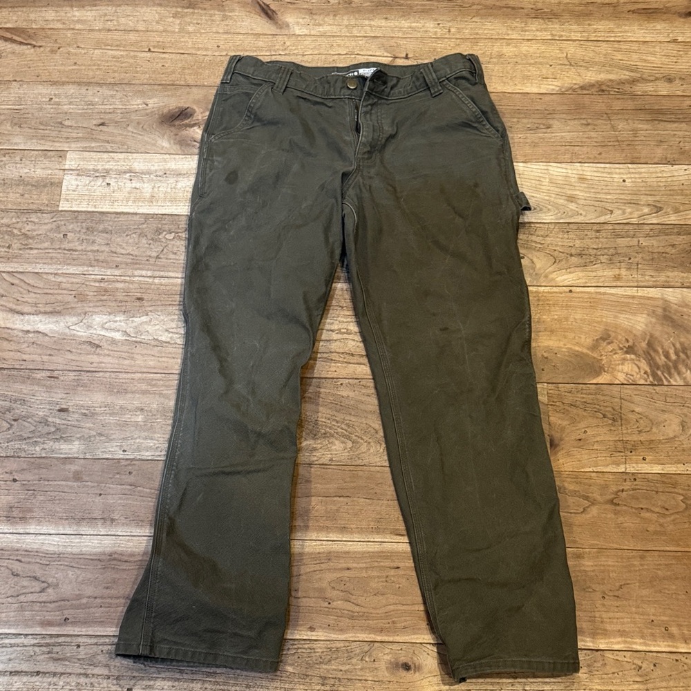Men's Carhartt Olive Green Pants